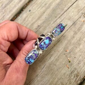 SOLD!!!!! Herbert Tsosie Navajo Ring Purple Copper Turquise